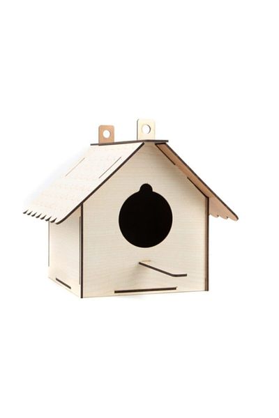 DarkSent 20X22X24Cm Wooden Bird House Nest