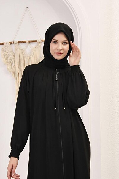 gülmedine عباية Ferace موديل 2047 - 38-48 Bdn برباط