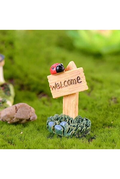 Tiny Welcome Terrarium Ornaments Terrarium Objects Materials Potted Ornaments