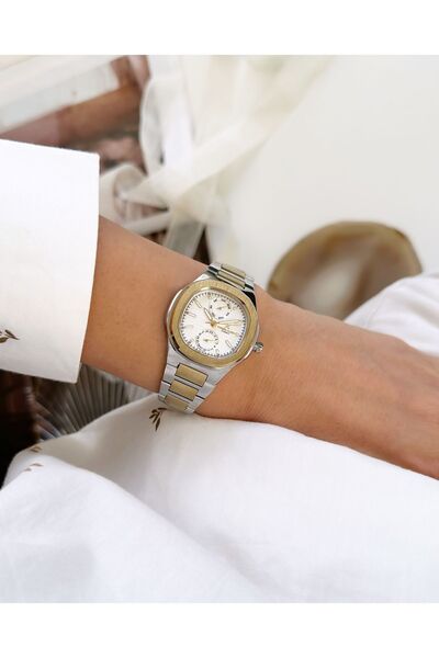 Daniel Klein Gold Gümüş Renk Kadın Kol Saati