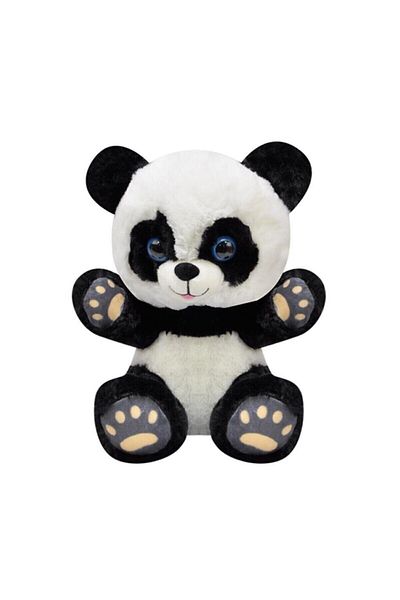 Selay Toy Sitting Booties Eyelinek Plush Panda Bear 28 cm
