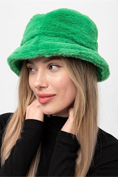 Saria Moda قبعة دلو قطيفة