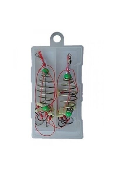 EFFE Hazır Yemlik 2 Adet 6 Iğneli Hazır Sazan Olta Takımı Hg3505 No:14