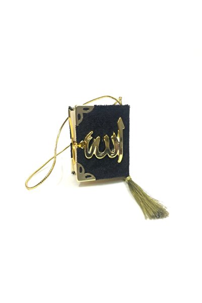 Genel Markalar Mini Kadife Kaplı Kuranı Kerim Siyah (1 Adet)