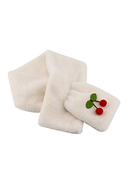 Nurnivus Cherry Cherry Plush Scarf Stylish Scarf Camisole Windproof Welsoft Fleece Neck Collar Shawl