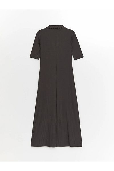 LC Waikiki LCWAIKIKI Maternity Dress - Stand Collar, Short Sleeve
