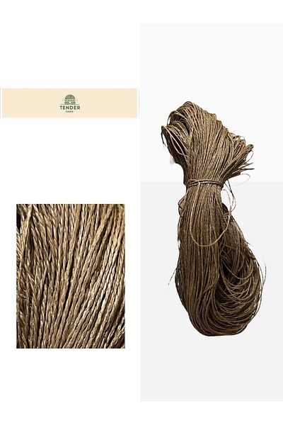 Tender Yarn Σκούρο καφέ Χρώμα Χαρτί Σχοινί/Τσάντα - Καρφίτσα