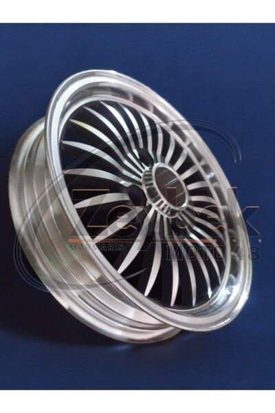 Kral Motor 3 TEKERLİ ARKA 12 ÇELİK JANT MODEL 2 - 12" Jant Motosiklet
