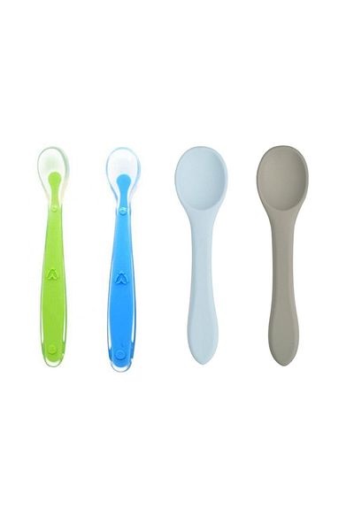 jojobebek Children's Silicone Feeding Spoon (4 Pieces)