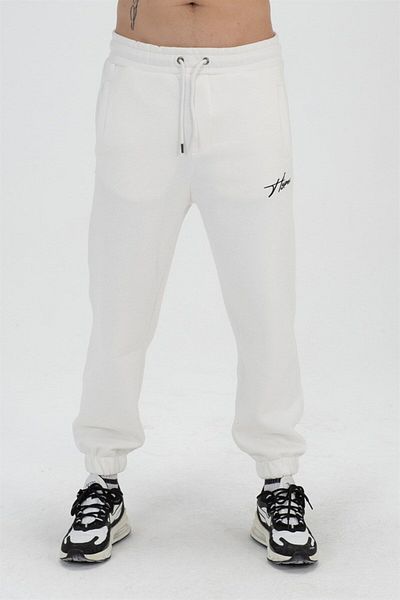 HYPERS Ανδρικό αθλητικό παντελόνι Jogger Signature Ecru