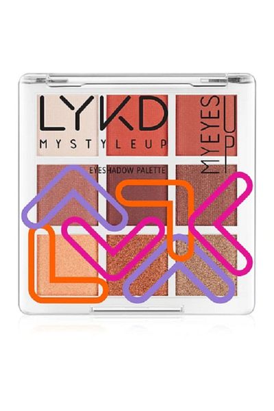 lykd 380 Burgundy Touch - 9-Piece Eyeshadow Palette