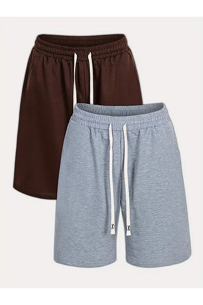 DAXİS Sportwear Company 2 Pack Men's Combed Cotton Shorts