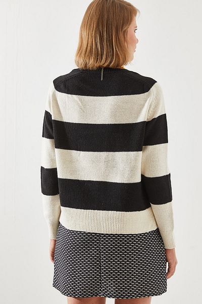 Bianco Lucci Gestreifter Damenpullover - Reglan, Modell 20246190