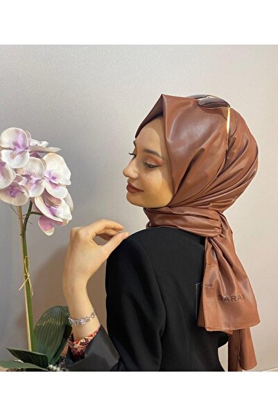 Sarar Deri Görünümlü Çift Taraflı Şal Srrderı Taba