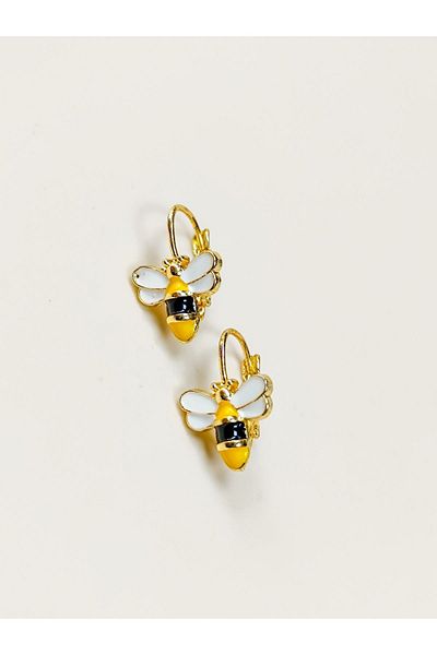 Diloshtrend Design Bee Figured Earrings