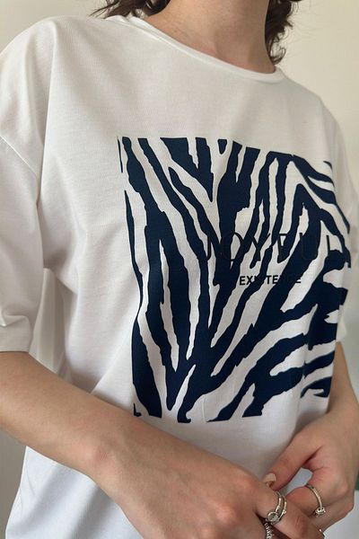 CİDDE Women's Leopard Printed T-Shirt
