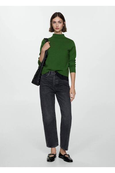 MANGO Woman Perkins collar sweater