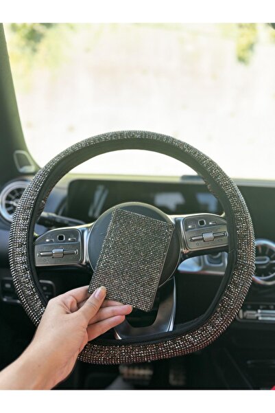 Arabasına Aşıklar Kulubü FÜME TAŞLI RUHSAT KILIFI