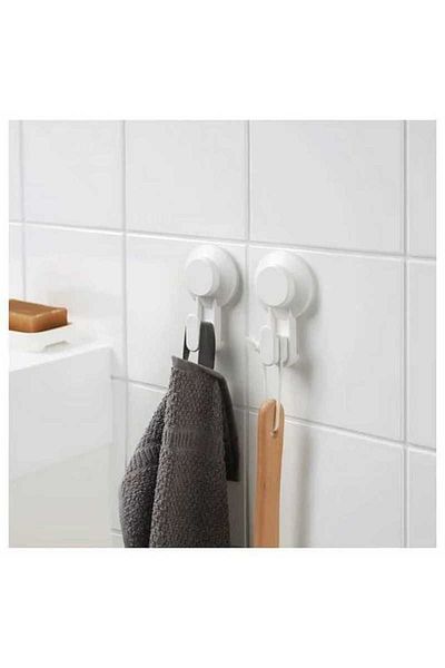 IKEA Κρεμάστρα TISKEN White Duar - 2 Τεμάχια