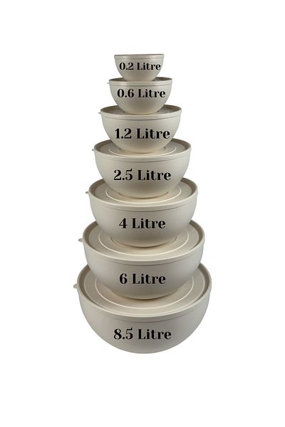 Kitcware Storage Container, Food Storage Container, Large Size Storage Container, Round Storage Container, Mega Set of 7
