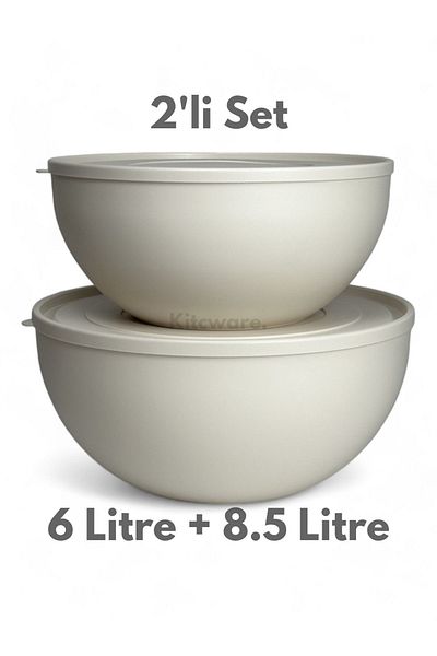 Kitcware Soft Lid Storage Container, Flour Storage Container, Dough Basin, Large Size Storage Container Set, 14.5 Liter