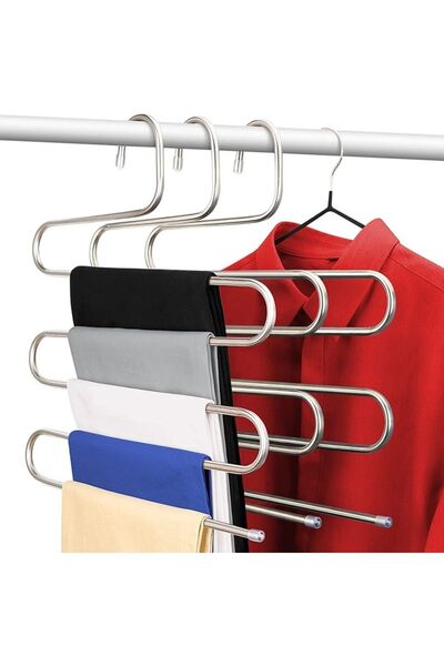 İthal În interiorul dulapului, pantaloni cu 5 straturi, eșarfă, șal, cuier in...