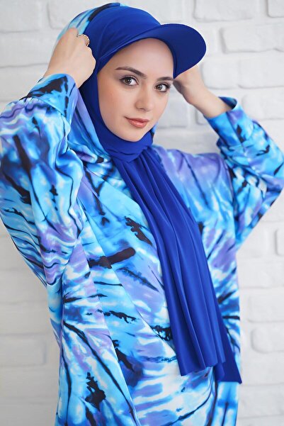 tessetür Bone diyarı Boned Shawl Hijab με έτοιμο καπέλο