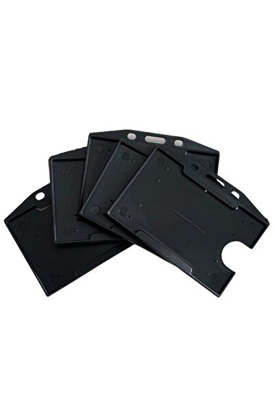 StormiStoretr Orizontală neagră 5 bucăți Husă pentru insignă de identitate Su...