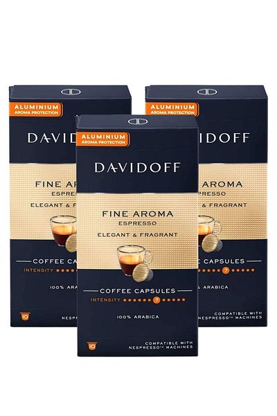 Davidoff Fıne Aroma Espresso Elegant & Fragrant Aluminium Kapsül Kahve 3x10'lu (nespresso Uyumlu)
