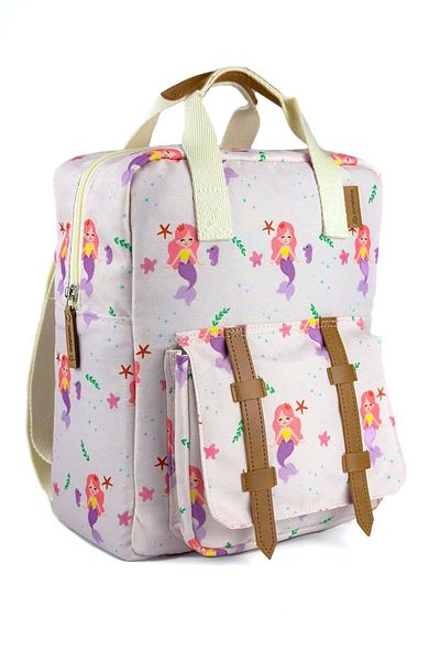 SUNSHINE Mermaid Ariel Mermaid Pattern Kindergarten Nursery Daily Use Children Backpack