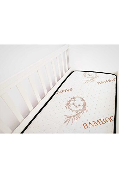 Bamboo KAPİTONELİ 60x120x10 SOFT BAMBOO BEBEK YATAĞI BMB-006