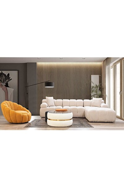 mobilyabazari Hyper Bukle Köşe Takımı(DÖNER BERJERLİ)