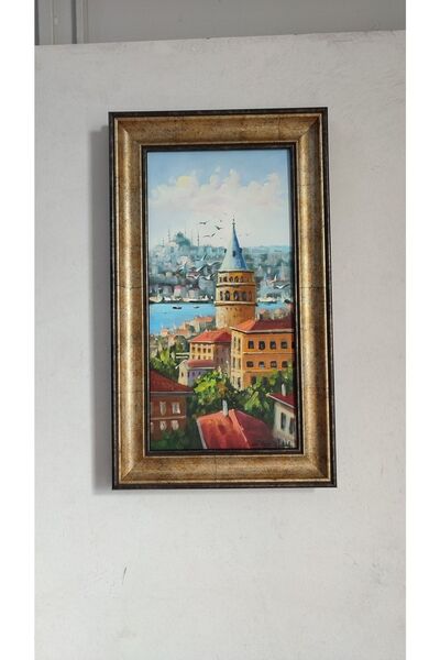 Asmin Sanat Evi Orijinal Yağlı Boya Tablo 50 X 30