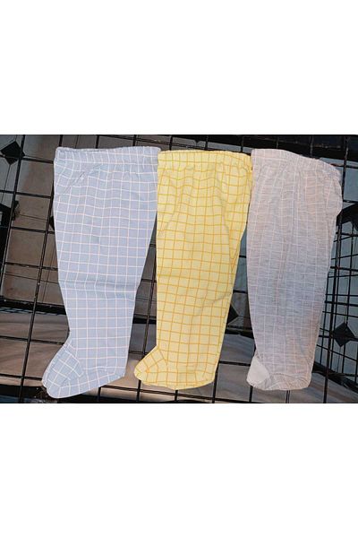 Terry Newborn Patterned Pajamas with Booties - Set of 3
