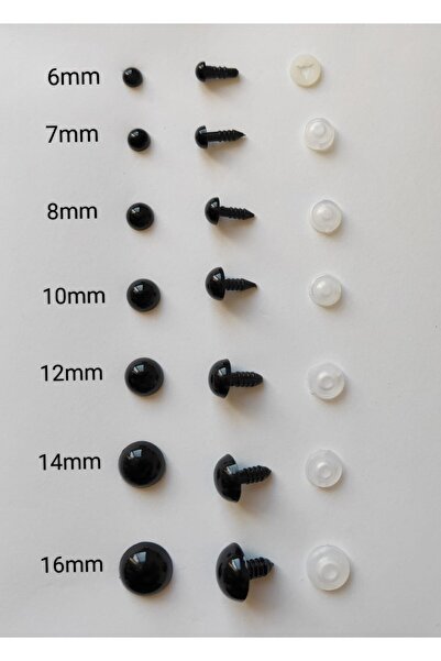 İthal 12mm Vidalı Göz ( 100 Lü Paket), Kilitli Göz