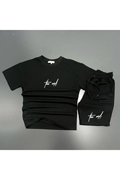 MODARİCH Tricou The End Pantaloni scurți din bumbac pieptănat - Pantaloni scu...