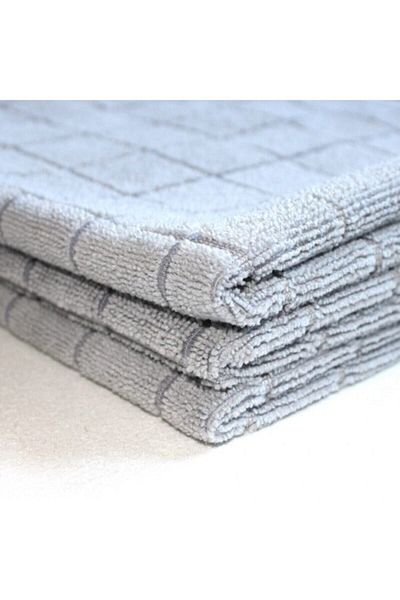 Mikrotex Microfiber Gray Floor Cloth 9 pcs