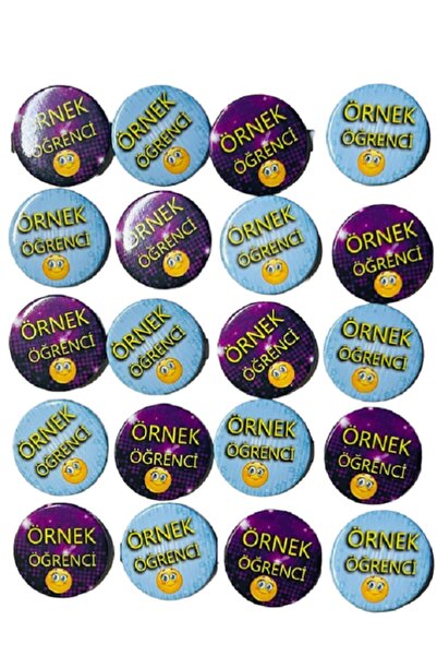 Kağıtay Öğrenci Motivasyon Rozeti (ÖRNEK ÖĞRENCİ) - 20 Adet
