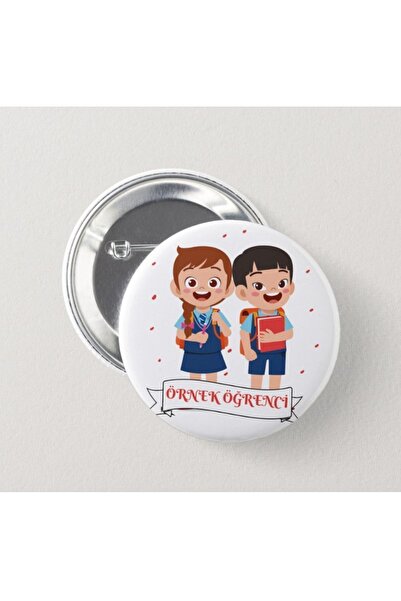Genç Box Örnek Öğrenci Çocuk Iğneli Rozet-2 Adet