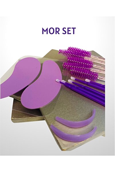 DFCOSMETICS İpek Kirpik Lifting set GÖZALTI PED -BARİYER SİLİKON-RİMEL FIRÇA-...