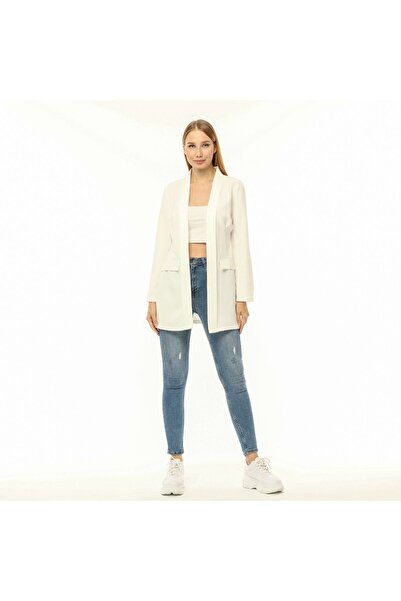 Sultan Yaprak Blazer Jacket - White