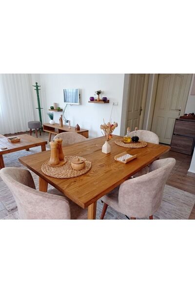 uğurlubaylar Doğal Ağaç Yemek Masası Mutfak Masasısı