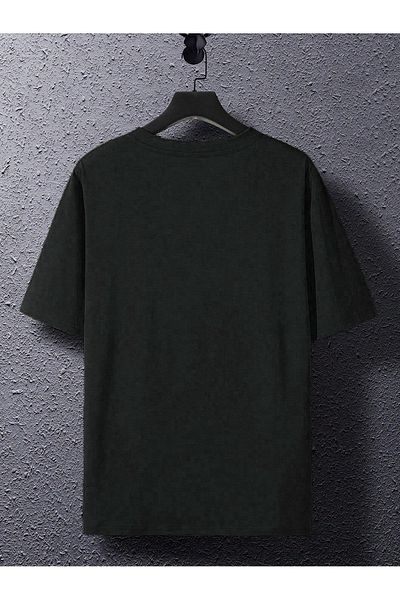 Mythologie Tricou Ideal Reality - Mânecă scurtă cu mânecă scurtă supradimensionată cu imprimeu negru