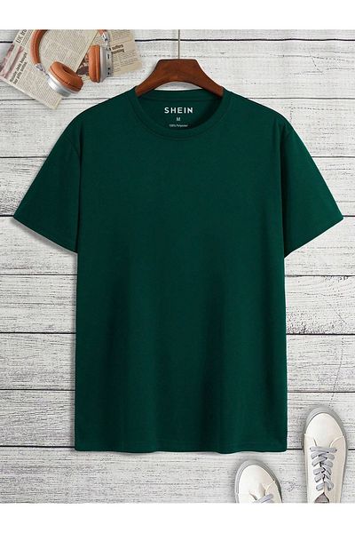 Mythologie Μπλουζάκι Arizona Western Desert - Nefti Green Printed Oversize Crew Neck με κοντό μανίκι