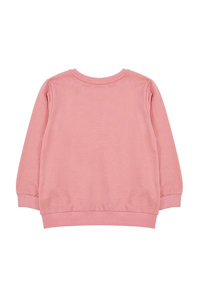 TRENDYOLKIDS Animal Printed Salmon Knitted SWeatshirt - TKDAW25sw00001