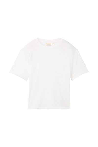 Tom Tailor T-Shirt aus schwerem Jersey im kastigem Schnitt