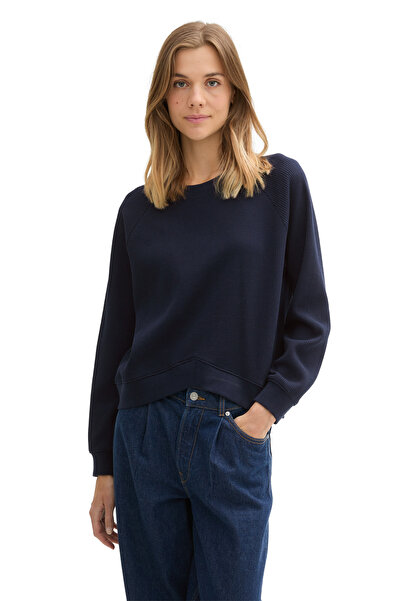 Tom Tailor Denim Mikina s výstřihem