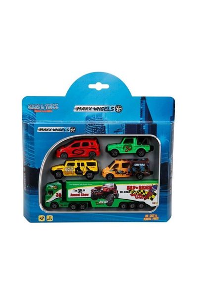 Sunman مجموعة سيارات Nessiworld Maxx Wheels مكونة من 5 قطع