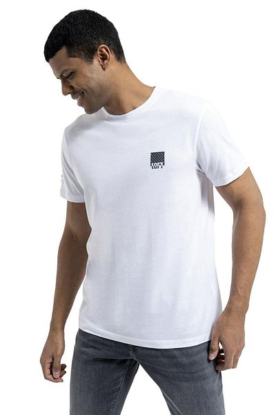 Loft Lf 2035328   Men's Regular Fit T-Shirt - Sleeves, White, S - St07257-White-S