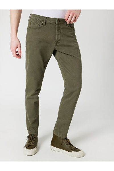 Loft Ανδρικό παντελόνι από καμβά Χακί - Lf 2032265